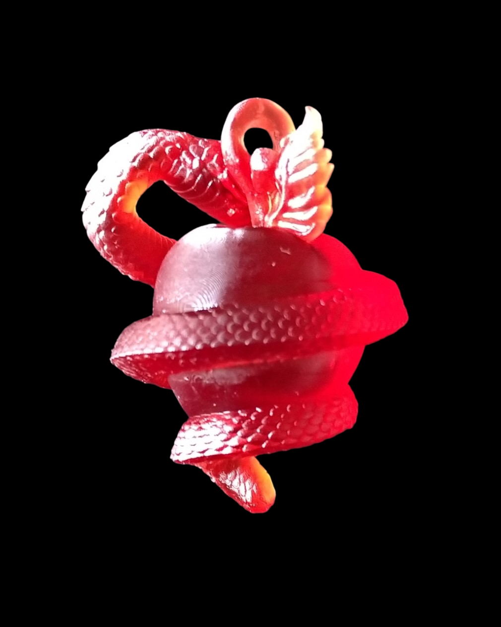 Pendentif Serpent du fruit de la perdition