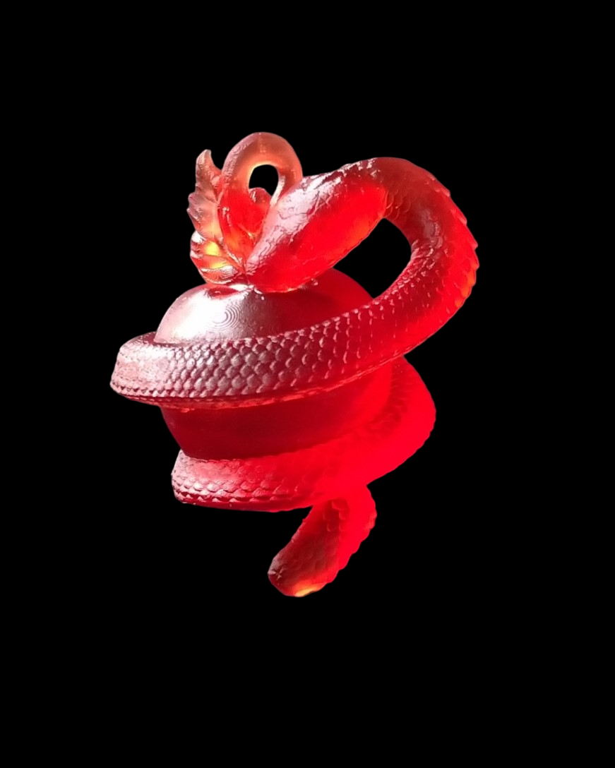 Pendentif Serpent du fruit de la perdition